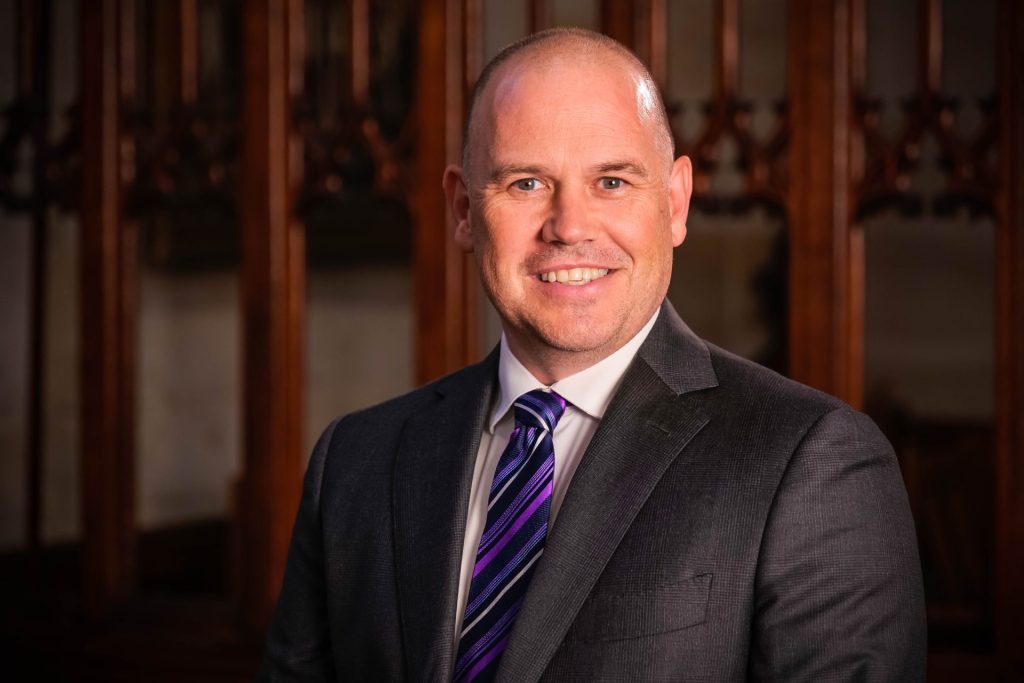 Professional male speaker at Katoomba Easter Convention 2026.