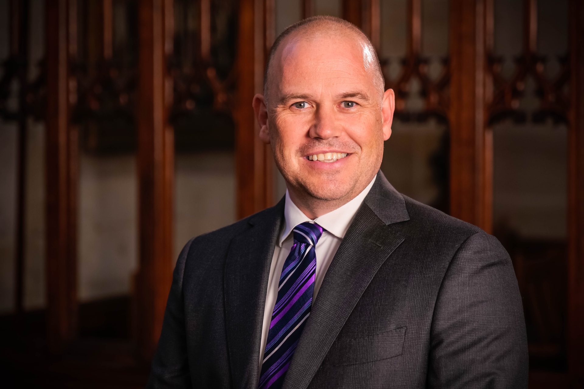 Professional male speaker at Katoomba Easter Convention 2026.